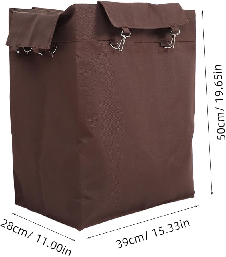 Large Capacity Janitorial Cart Bag Heavy Duty Polyester for Hotels Hospitals Offices - Image 2